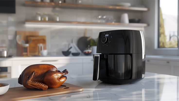 Grillkylling og airfryer